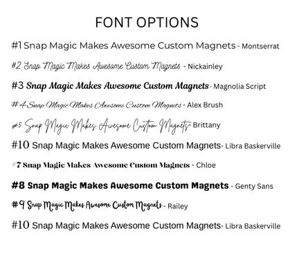 Photo Strip Magnets